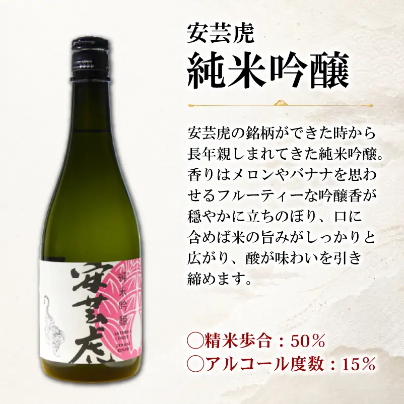 日本酒 純米吟醸 安芸虎 720ml 純米 吟醸
