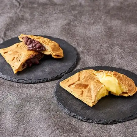 【毎月定期便】冷凍たい焼き 能登産大納言あずき・カスタード (各2個) 計4個全3回【配送不可地域：離島】【4090706】