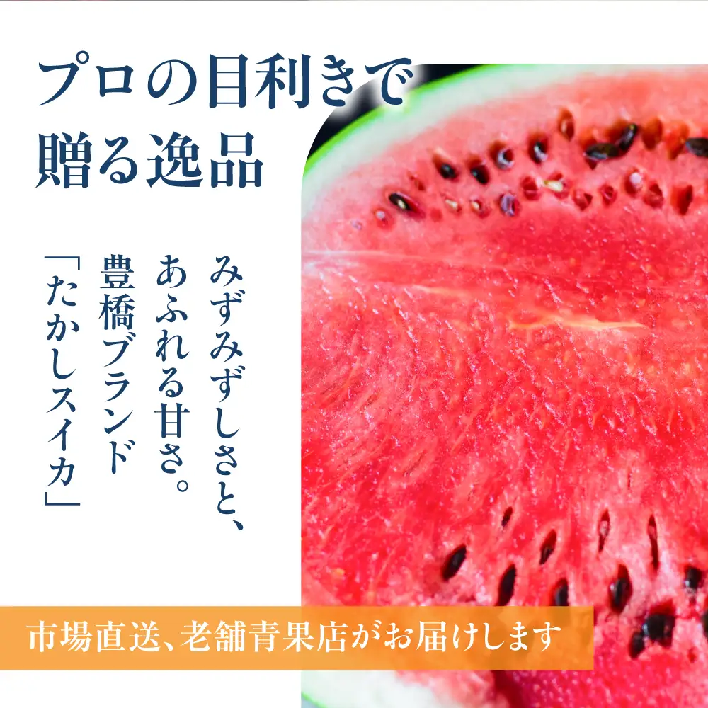 豊橋市産 たかしすいか 2玉（計15kg） 産地直送 スイカ 銀河 縞無双 羅王