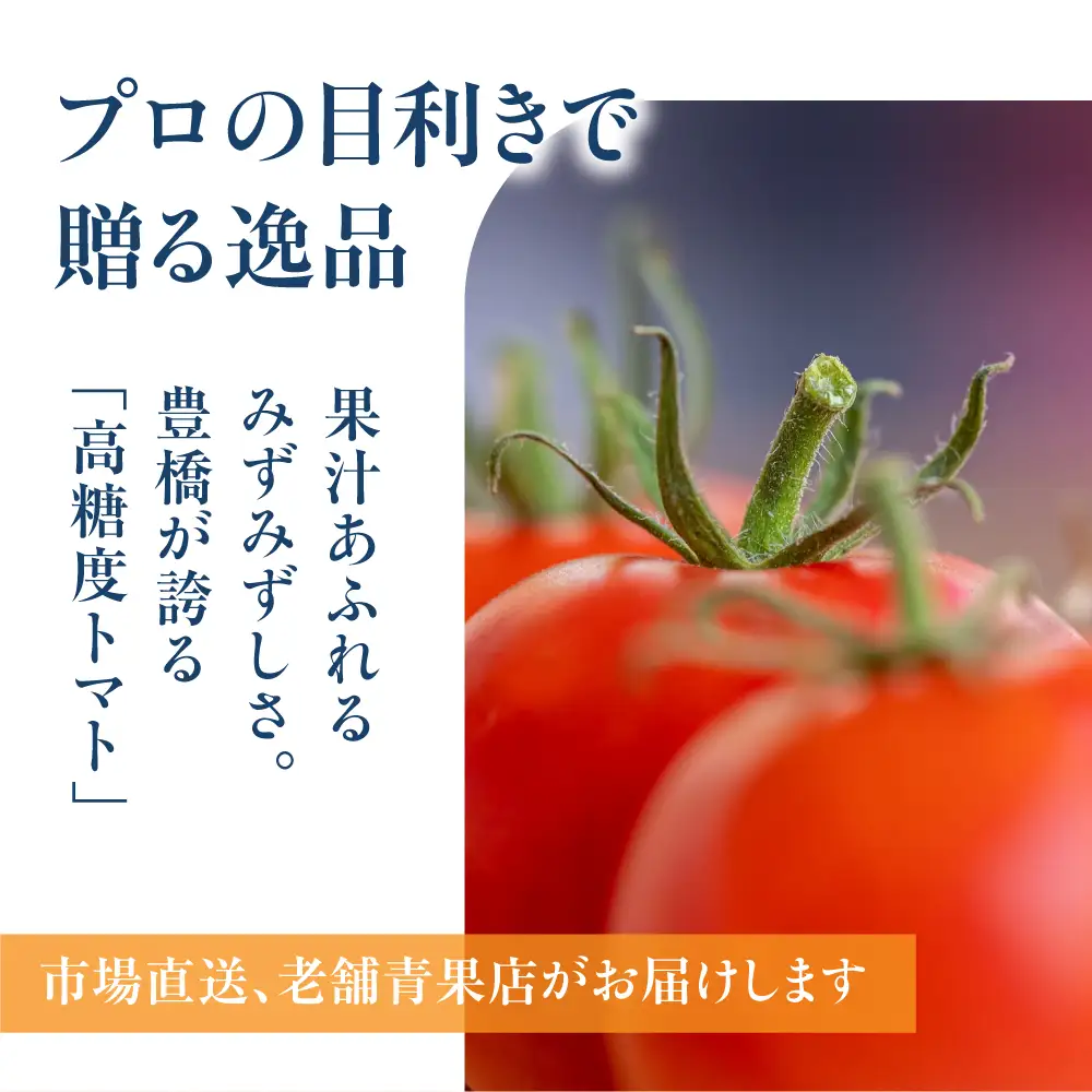 《先行予約》豊橋市産 高糖度トマト 1kg 産地直送