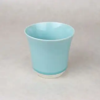 有田焼 青白磁麻紋 ロックグラス【大慶】食器 うつわ 器 コップ カップ 酒 晩酌 青 ギフト ci091