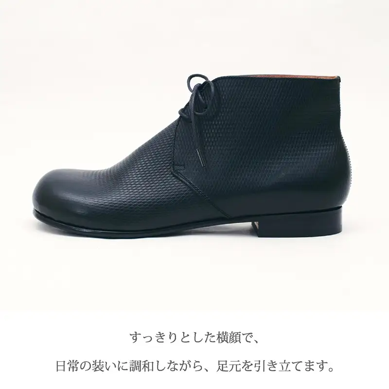 【フレッシュブラック】 Chukka Boots DECO マッケイ製法タイプ＜ハーフソールラバー加工なし＞【2525N08010_01】