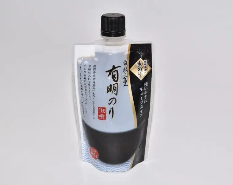 福岡有明のり 佃煮1本使いやすいチューブタイプ140g 4H24