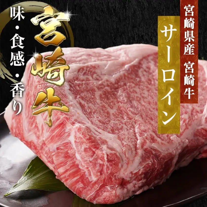 宮崎牛サーロインブロック(1kg)≪みやこんじょ快速便≫〔38-N401-R〕_(都城市) 国産牛肉 ブロック肉 牛ブロック 塊肉 宮崎牛ステーキ 国産牛ステーキ 冷凍
