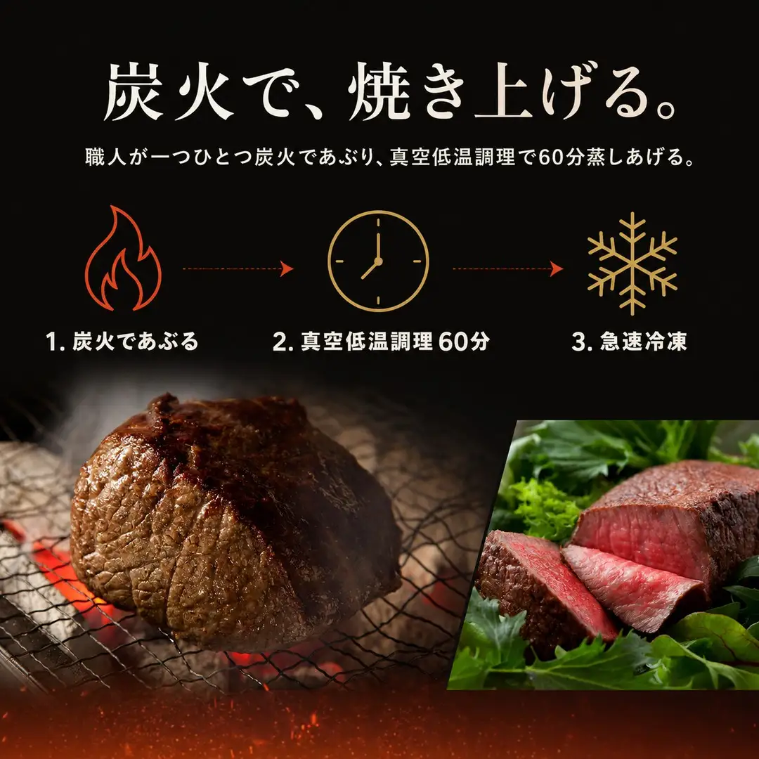 ローストビーフ 九州産 炭火焼き 300g ローストビーフ