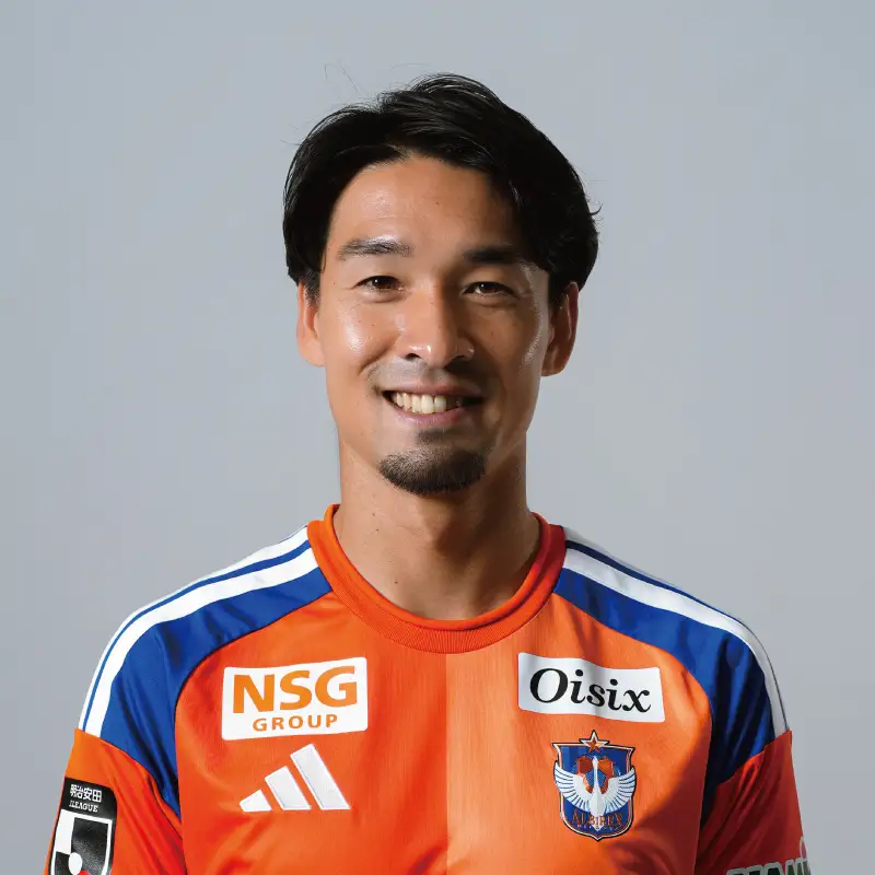 アルビレックス新潟 白井 永地選手メッセージ入りブロマイド写真＋全選手サイン入りユニフォーム Sサイズ