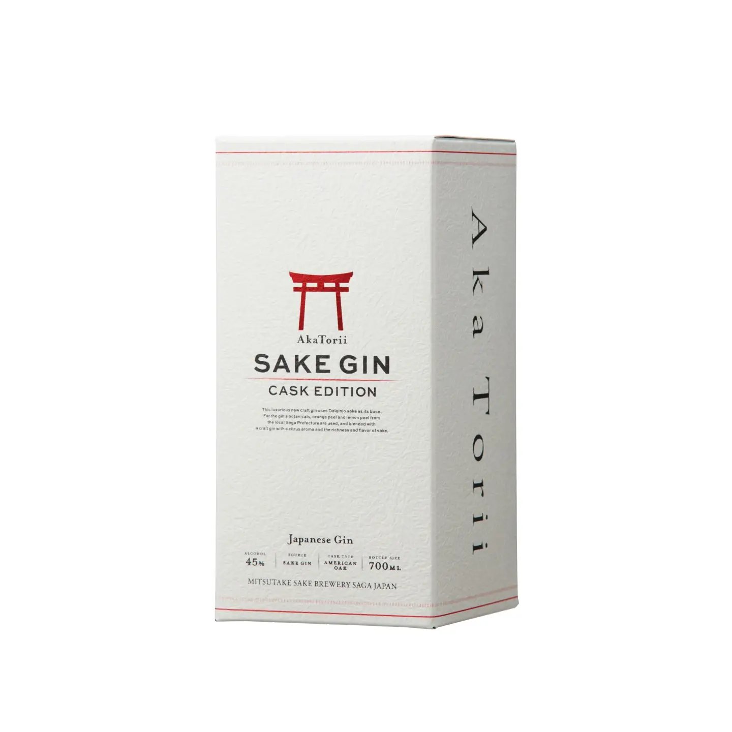 赤鳥居 SAKE GIN CASK EDITION 700ml / 酒 ジン アルコール / 佐賀県 / 合資会社光武酒造[41AGAA004]