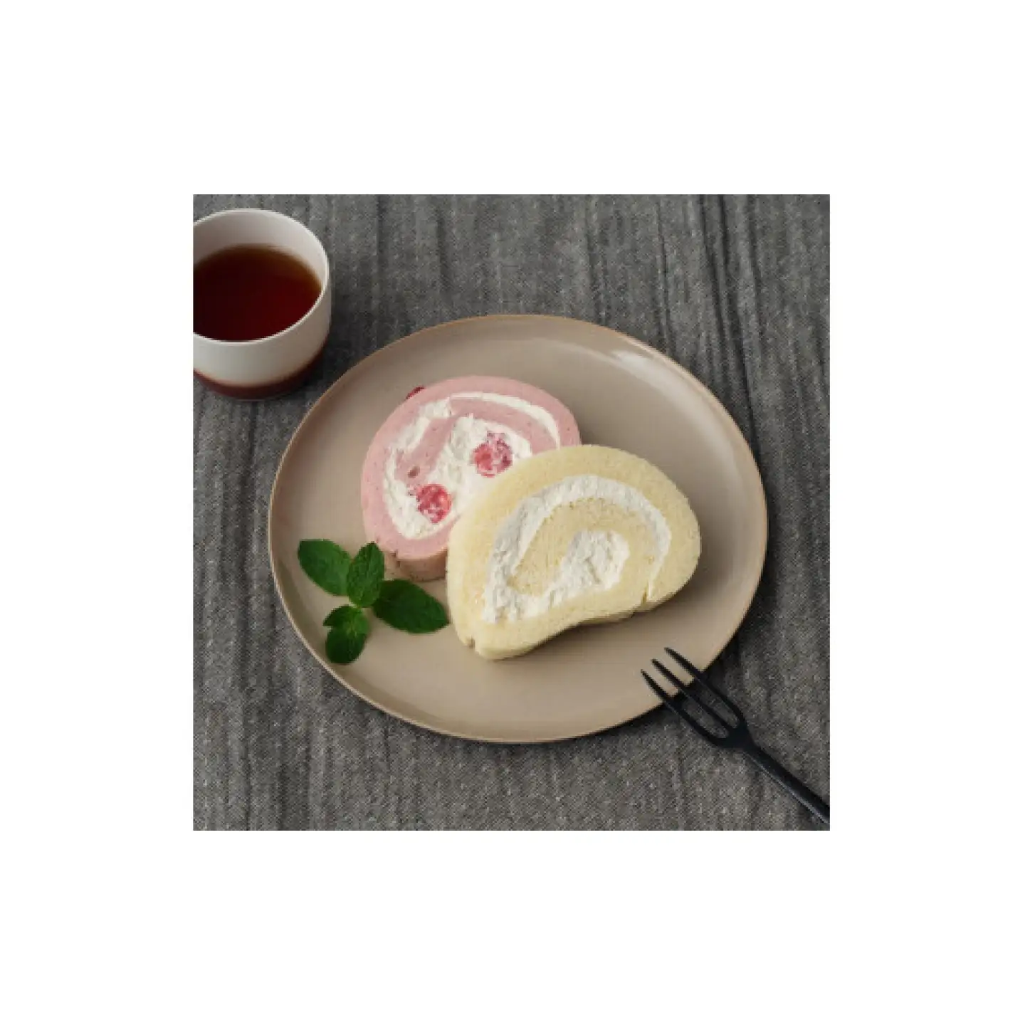 天使のソイロール＆苺のソイロール / ヴィーガン グルテンフリー ロールケーキ 豆乳 スイーツ / 佐賀県 / コメコロールズ[41AJBQ010]