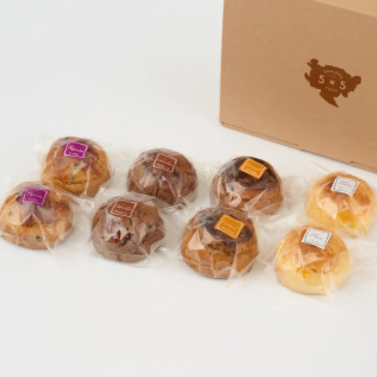 米粉スコーン 8個セット（4種×各2個） / 米粉 グルテンフリー スコーン お菓子 スイーツ / 佐賀県 / コメコロールズ[41AJBQ020]