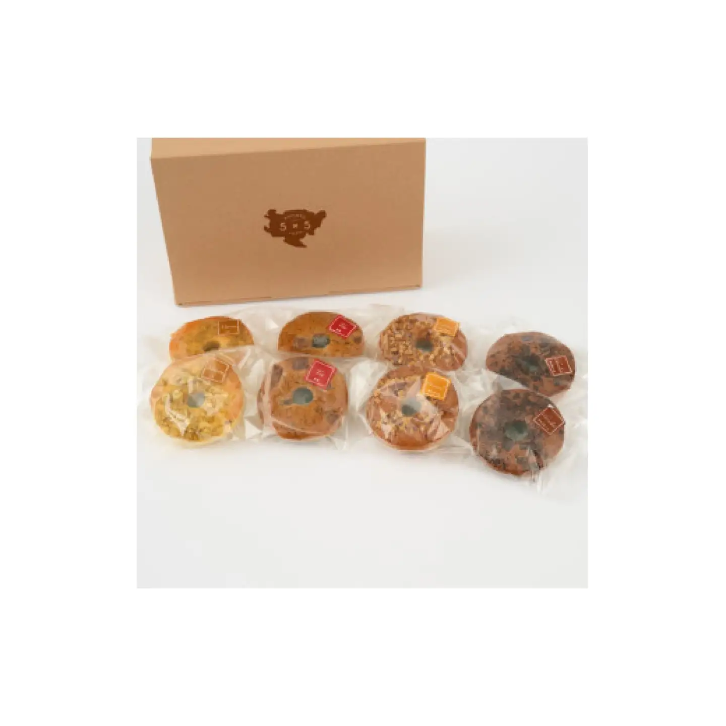 米粉のドーナツ 8個セット（4種×各2個） / 米粉 グルテンフリー ドーナツ お菓子 スイーツ / 佐賀県 / コメコロールズ[41AJBQ021]