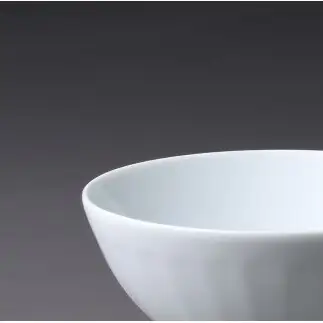 有田焼 ろくろ手造り 白磁鎬文 お茶碗【佳秀窯 西山正作 】食器 器 飯椀 うつわ お茶碗 ろくろ bs035