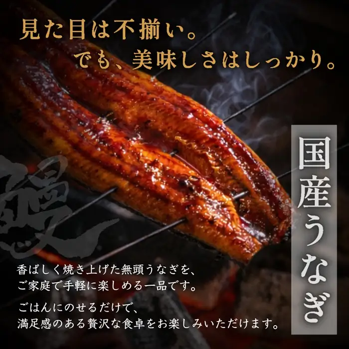 AD308.【不揃い訳あり】うなぎの蒲焼き2尾セット