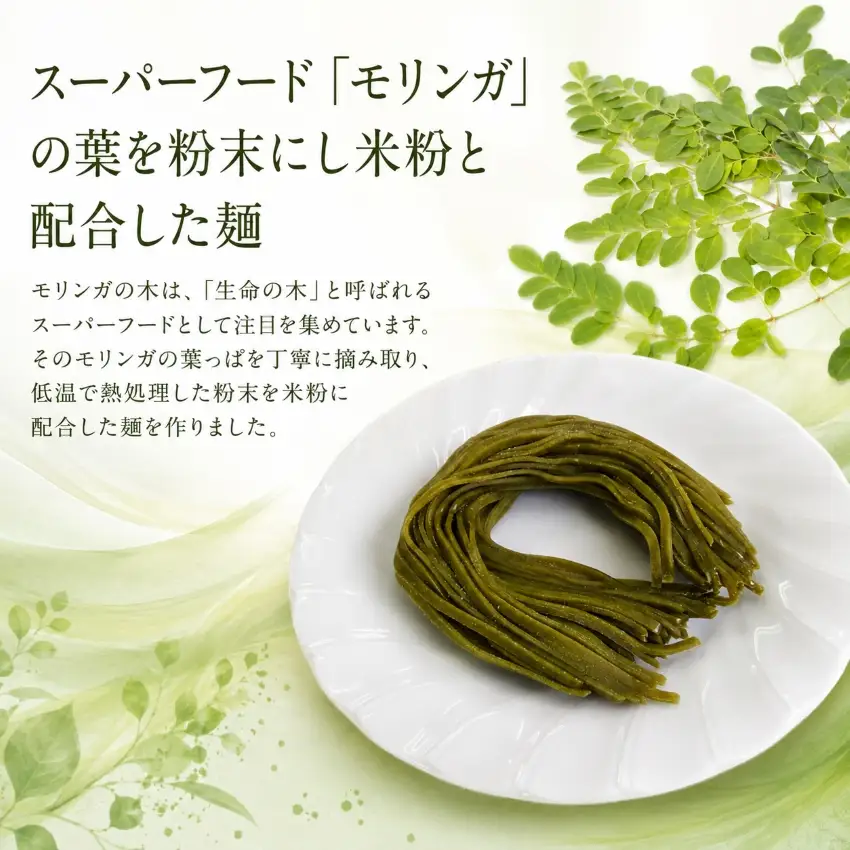 上郡の里モリンガ米粉めん（つゆ付き120g×3セット)