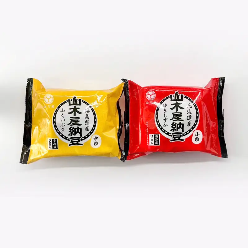 山乃屋の山木屋 中粒 小粒 納豆 各種6個 納豆 大豆 健康 発酵食品 ギフト おすすめ 川俣町 福島県   FAF-0291