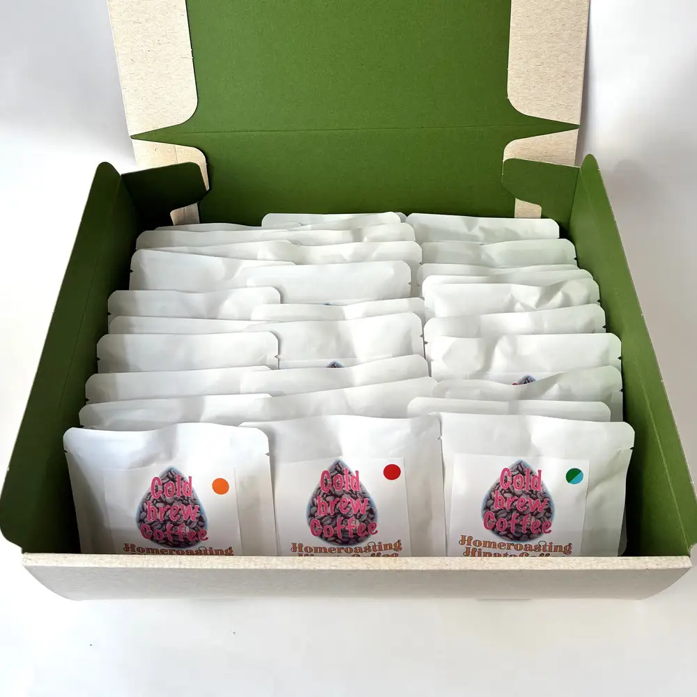 コーヒー豆 水出し用 3種（インドネシア エチオピア タンザニア 深煎り 細挽き）10g × 各10個（計30個）セット | ドリップ袋 ギフトBOX付き 珈琲 自家焙煎 ひなた珈琲 幸田町 送料無料