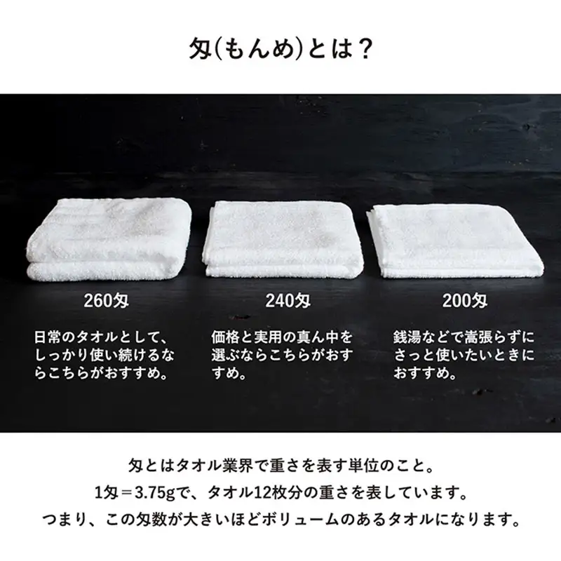 260匁フェイスタオル ネイビー 10枚セット