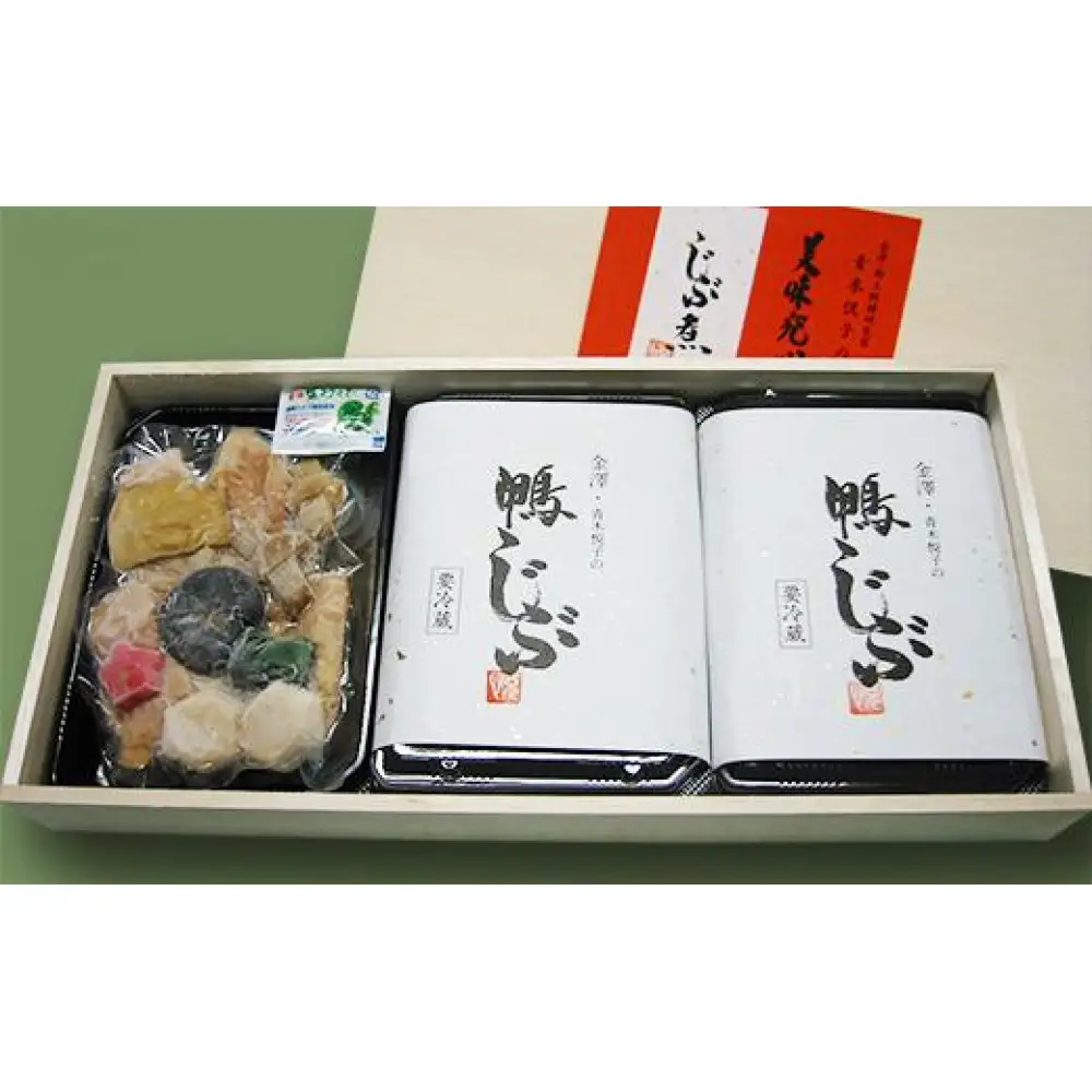 金澤・青木悦子の「鴨じぶ」木箱詰