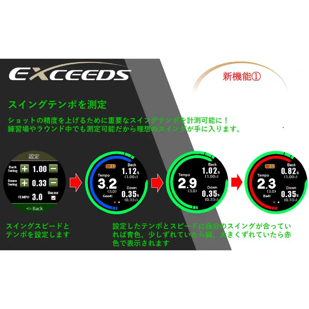 ショットナビ　EXCEEDS　ホワイト