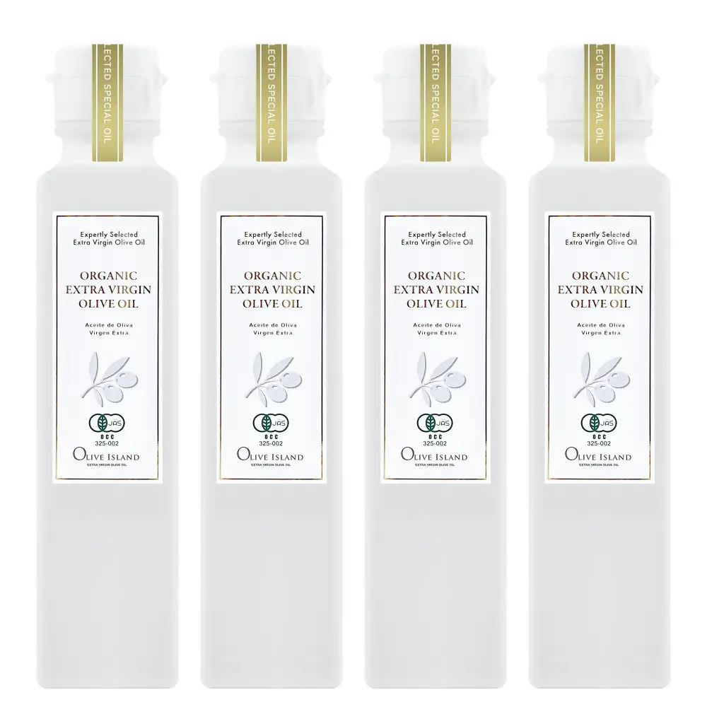 有機栽培 オーガニックエキストラバージン オリーブ オイル 150ml　４本セット