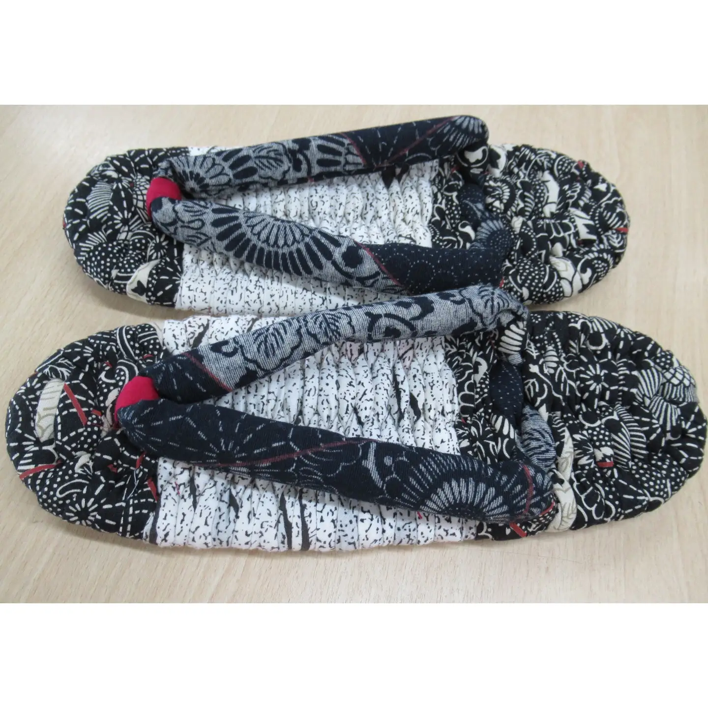 串原の布ぞうり 男性用 LLサイズ (27cm?28cm) / ぞうり 草履 男用 履物 室内履き 恵那市 / マレットハウス[AUCU004]