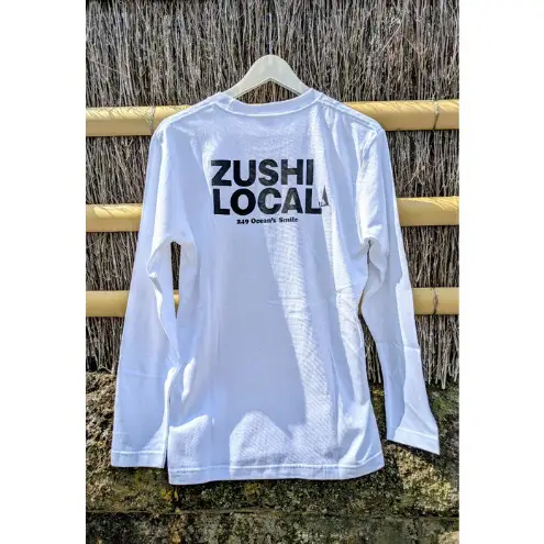 逗子オリジナルTシャツ ZUSHI LOCAL ロングＴシャツ(ホワイト) 神奈川 逗子市 XLサイズ