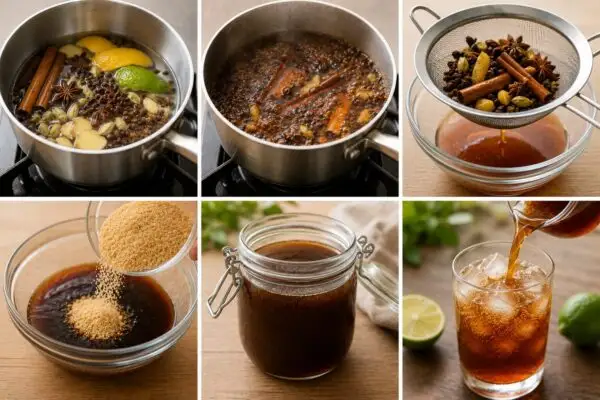 クラフトコーラキット 2袋セット カレー食堂コモやん 山口県 防府市 O-H41 クラフトコーラ コーラ シロップ スパイス 手作り ドリンク 清涼飲料水 割り材 おうちカフェ 簡単