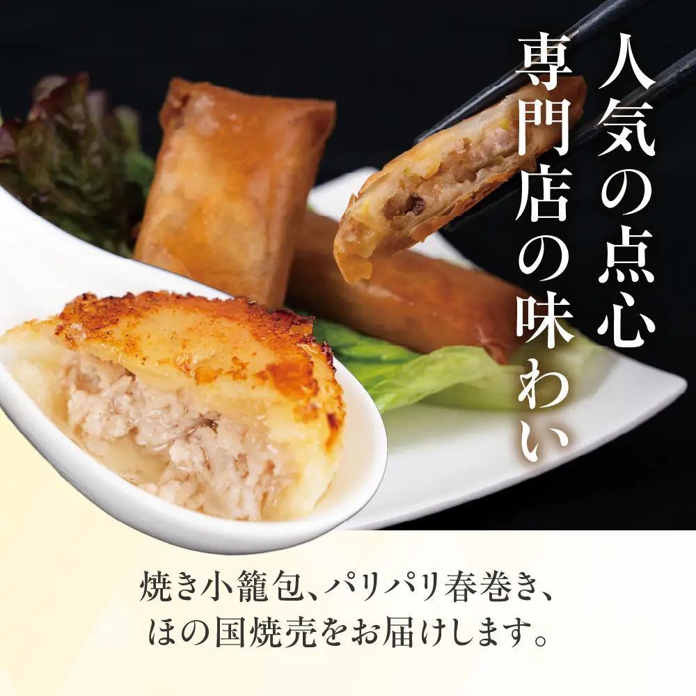 ほの国点心セット 焼き小籠包 春巻き 焼売 簡単 お手軽 中華 お惣菜 夕飯 おかず 愛知県 豊橋市