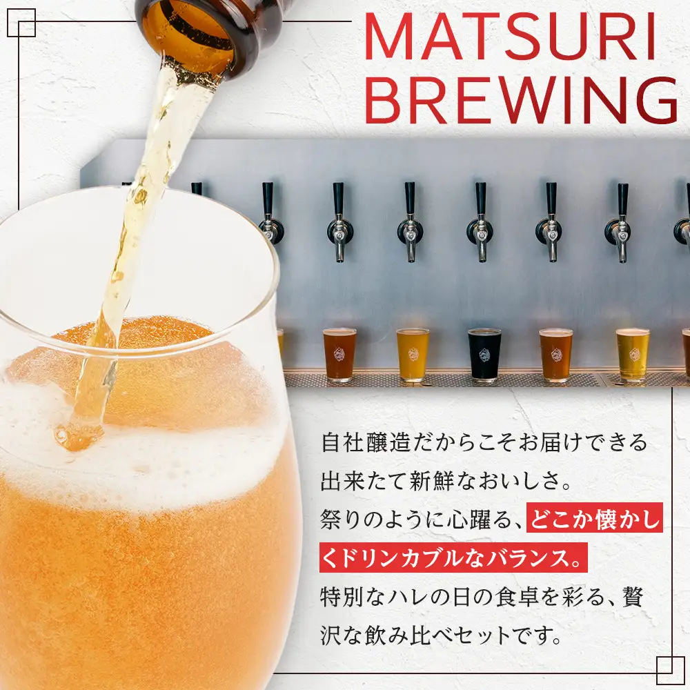 祭醸造クラフトビールおまかせ10本+オリジナルグラウラーセット