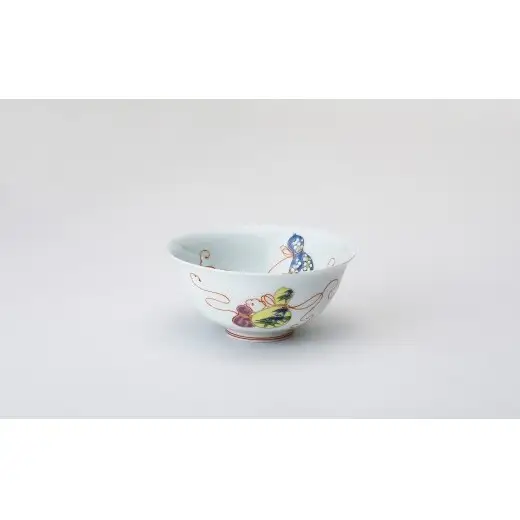 有田焼 六瓢松竹梅 ペア秋型飯碗【深川製磁】おちゃわん 茶碗 飯碗 セット 食器 器 うつわ 和食器 瓢箪 ひょうたん 伝統工芸 縁起物 陶磁器 aa064