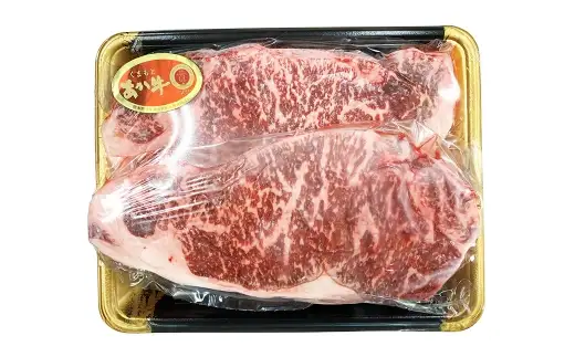 ＜ R8年熊本地震復興支援 ＞【定期6回】GI あか牛ロースステーキ 500g 牛肉 牛 あか牛 お肉 肉 ニク にく 精肉 赤身 ヘルシー ロース ステーキ 国産 熊本県産 冷凍