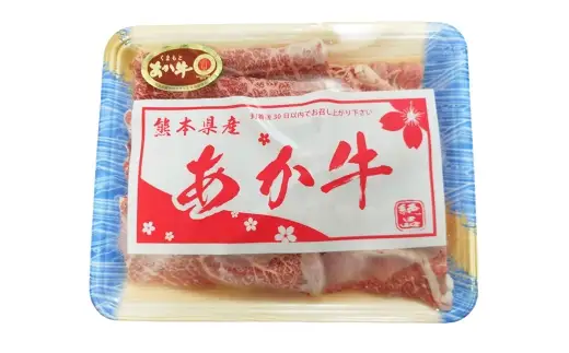＜ R8年熊本地震復興支援 ＞【定期6回】GI あか牛すきやき 500g 牛肉 牛 あか牛 お肉 肉 ニク にく 精肉 赤身 ヘルシー すき焼き スライス 国産 熊本県産 冷凍