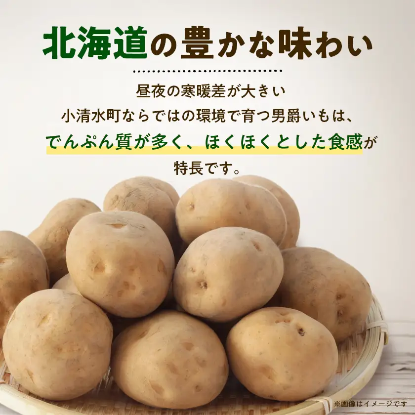 北海道小清水町産 男爵いも10kg ほくほく食感 産地直送【1763224】