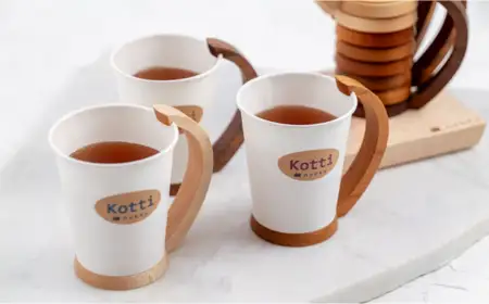 【ふるさと納税】nokka　天然木の紙コップホルダー「Kotti」単品　ハードメープル