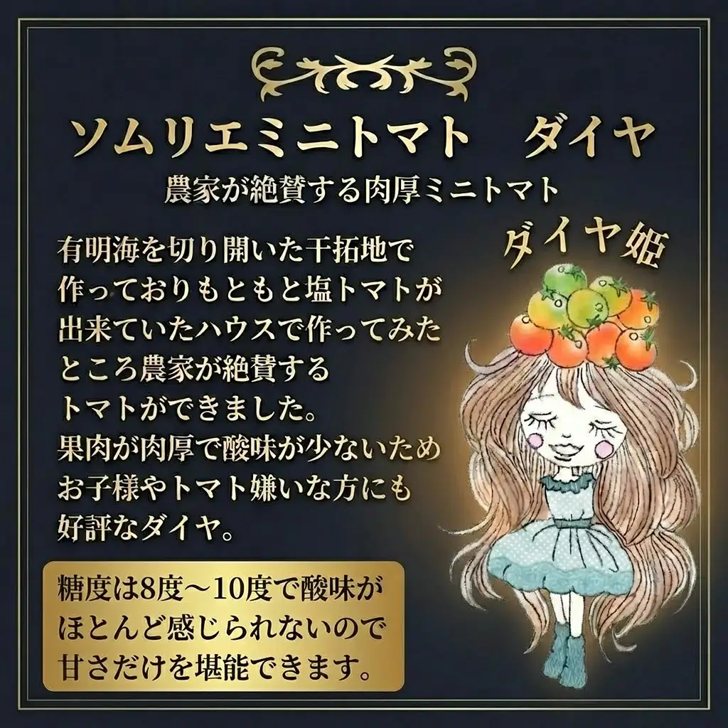 ミニトマト・ダイヤ 1kg｜レッドアップ ※置き配でお届け