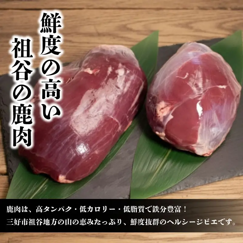鹿モモブロック（シンタマ） 1kg 三好市 ドリームチーム