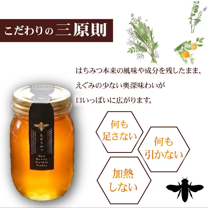 蜂蜜 ローハニー 生はちみつ 600g×2本 定期便 国産 百花蜜 下田 非加熱 はちみつ