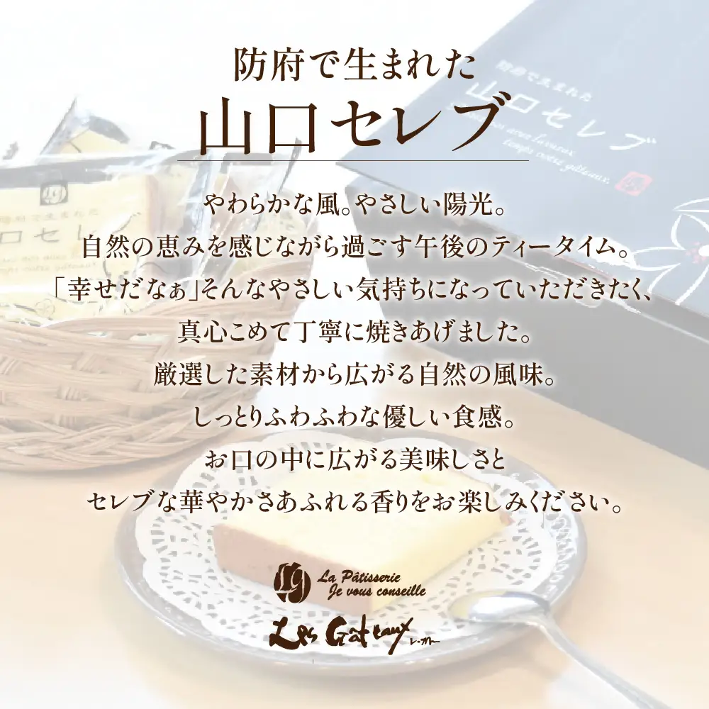 山口セレブ(5個入) 有限会社レ・ガトー 山口県 防府市 O-G29 洋菓子 スイーツ 焼菓子 ケーキ ギフト プレゼント ティータイム 個包装 おやつ 高級