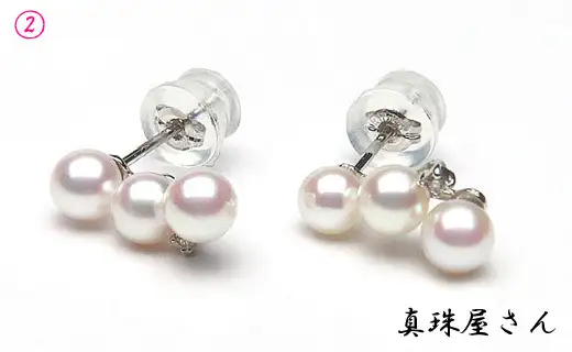 真珠屋さん めっちゃ 綺麗 ！ 可愛い 本格 派 ピアス Pt900 ベビー真珠 アコヤ真珠 (Pt900) / 真珠 アクセサリー ピアス パール Pt900 プラチナ ジュエリー ダイヤ ダイヤモンド 人気 三重県 伊勢志摩 伊勢 志摩 志摩市