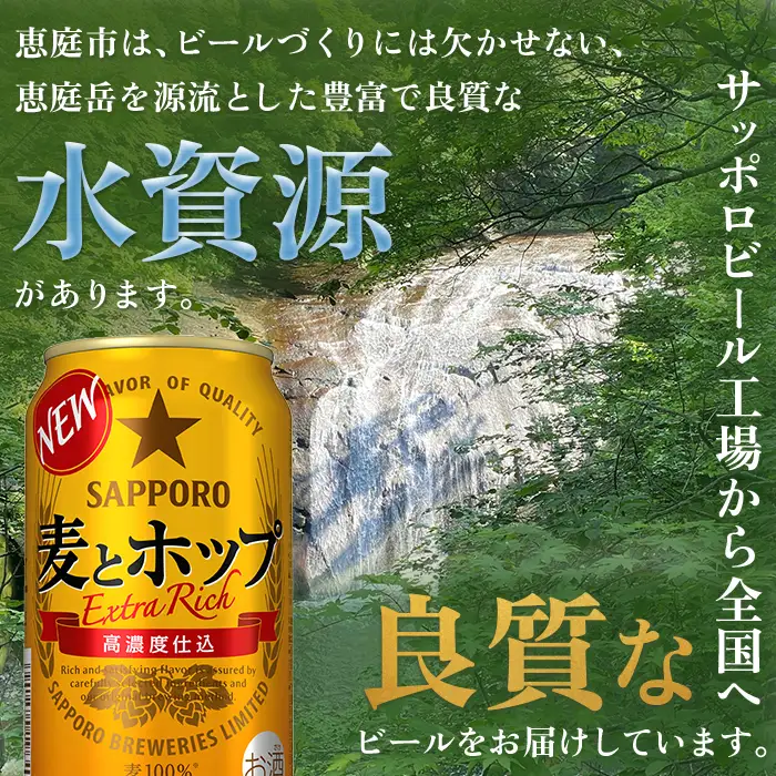 麦とホップ350ml×24本【300110241】