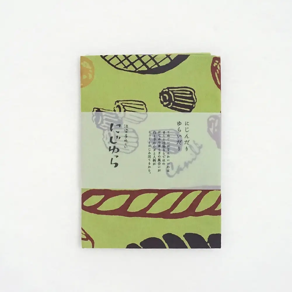 【高島屋選定品】注染を“まとう“　手ぬぐい・ガーゼスカーフ2点 セット