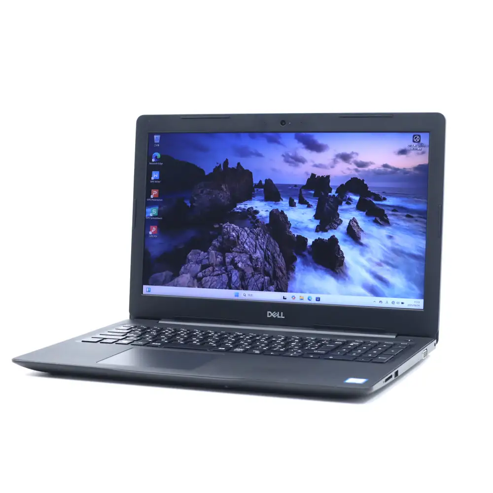 再生ノートパソコン（DELL）Core-i3 第8世代 光学無しモデル ／ 再生パソコン ノートパソコン DELL デル Latitude 3590 Core i3 第8世代 Windows11 Pro SSD 240GB メモリ8GB WPS Office 15.6インチ フルHD 無線LAN Webカメラ No.568