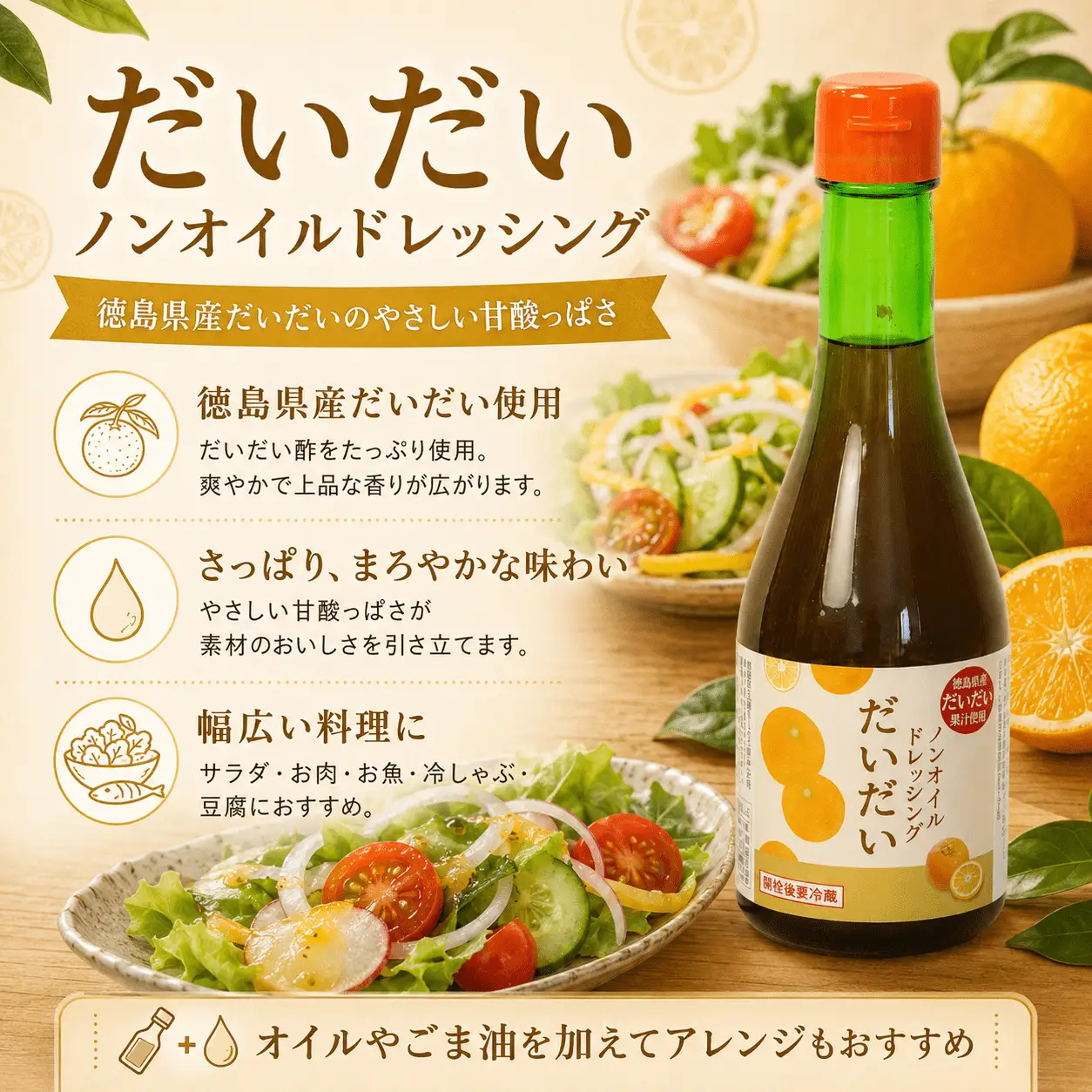 ドレッシング だいだい酢 2本 セット