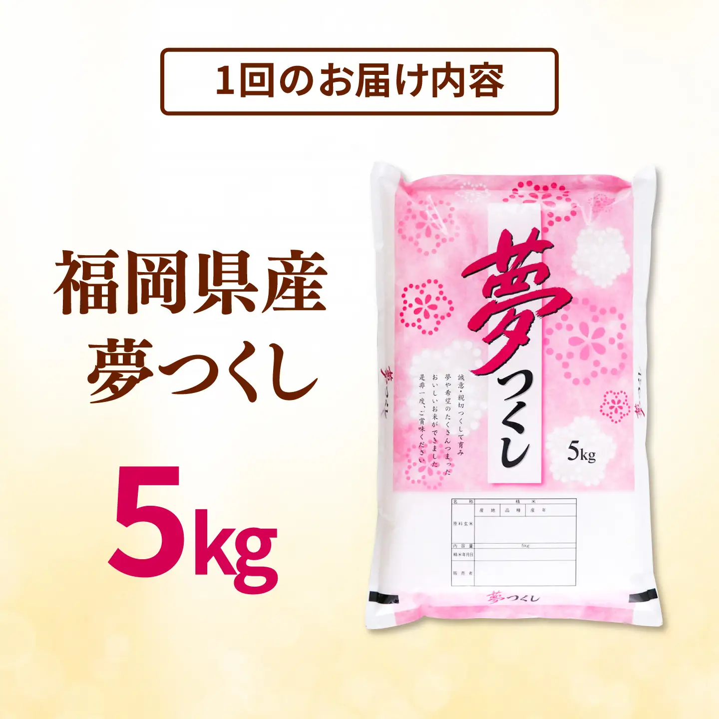 【全9回定期便】 【令和8年度産】福岡県産米 夢つくし5kg 精米 桂川町/有限会社ファインリョーコク[ADCE027]