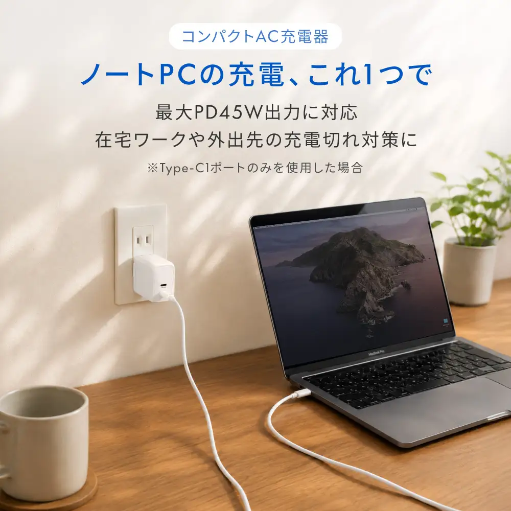 充電器 タイプC 2台充電 ケーブル 付属 Owltech