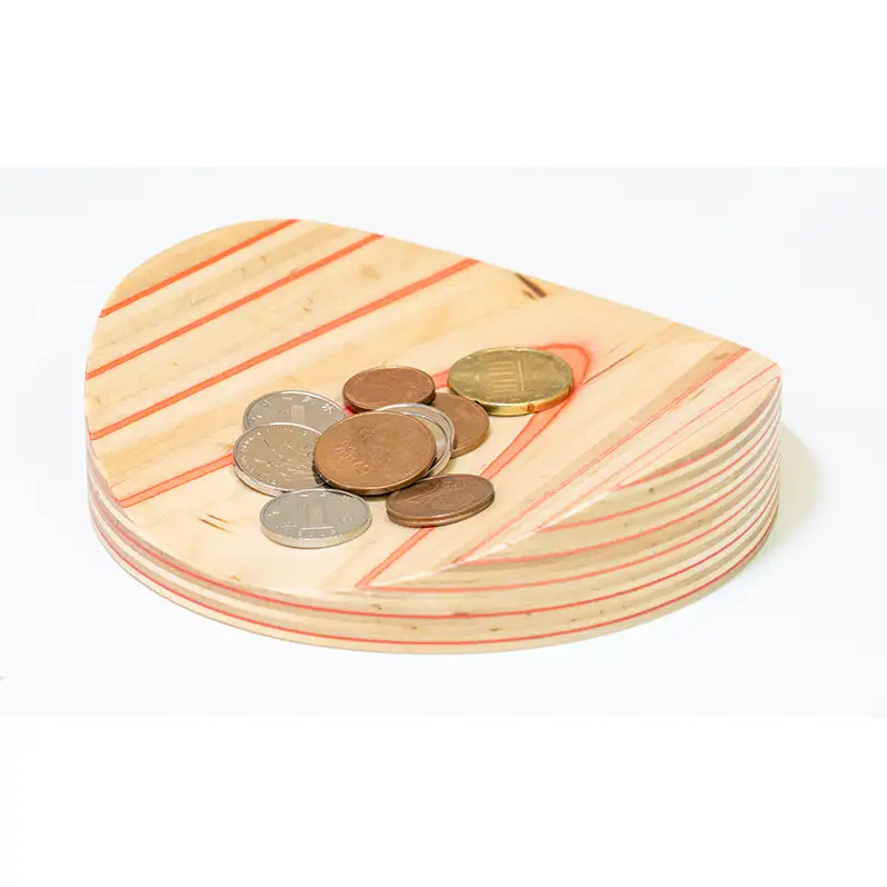 木製 mokume red 北海道 木製 トレイ レッド
