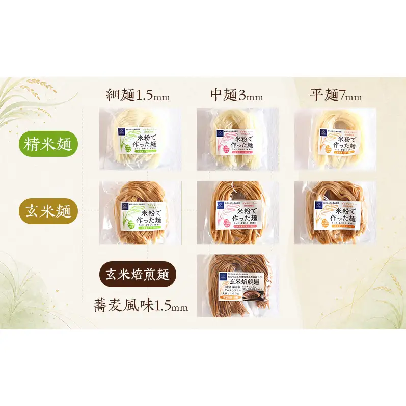 グルテンフリー 米粉麺 精米中麺 12食セット 麺 めん 精米麺 米粉 グルテンフリー麺 中麺 うどん パスタ ラーメン 和風だし トマトソース クリーム系 炒め麺 塩分0％ 千葉県 柏市