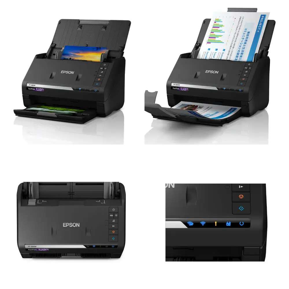 EPSON （ エプソン ） A4フォト ・ グラフィックトスキャナー FF-680W