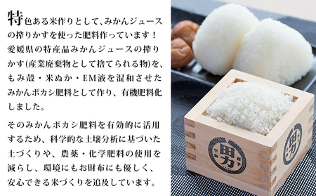 新米＜令和6年産 田力米 5kg ミルキースター＞お米 こめ コメ 白米 精米 ご飯 ごはん 特産品 産地直送 田力本願 愛媛県 西予市【常温】『1か月以内に順次出荷予定』UTH0003