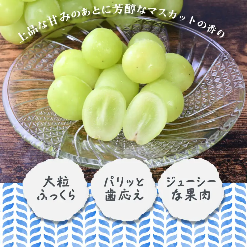 【2026年オンタイム】シャインマスカット 約2.0kg （粒）