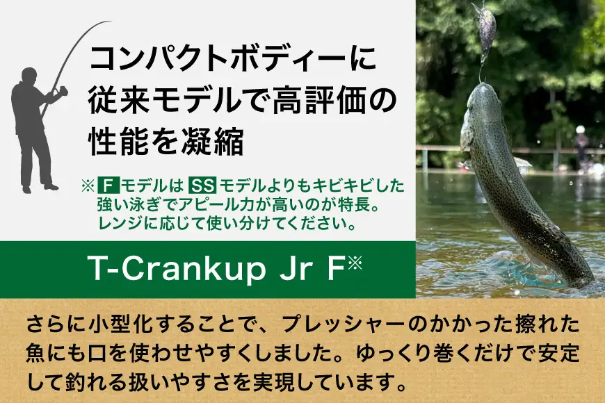 ヤリエ エリアトラウト クランクベイト T-Crankup Jr F おまかせ 5個 セット